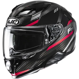 HJC F71 Carbon Motorcycle Motorbike Full Face Helmet - Esira Red