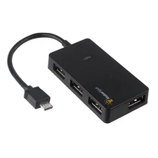 Micro USB OTG Hub for Raspberry Pi Zero 4-Port High Speed Sync Extension