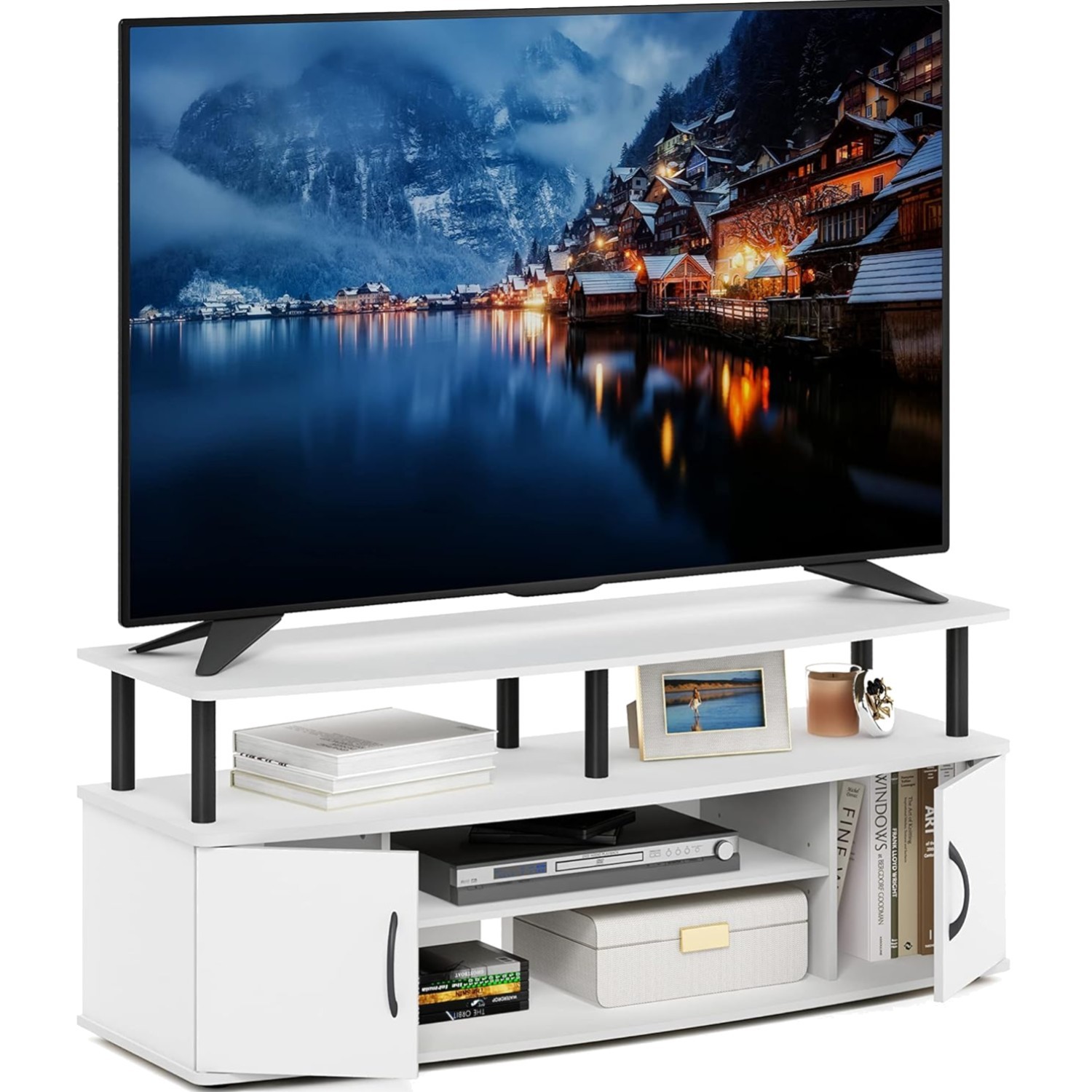 For 55 Inch Flat Screen Wooden Storage Cabinet