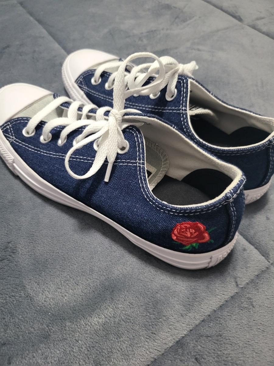 CONVERSE, All Stars, Low, NAVY BLUE, ROSE, MENS 6, LADIES 8, BRAND