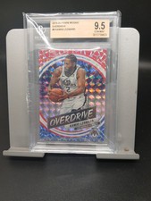 2019-20 Panini Mosaic Overdrive Kawhi Leanard PSA 9.5