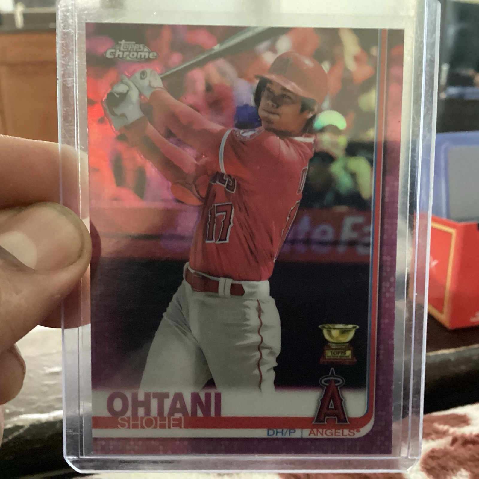2019 Topps Chrome - Shohei Ohtani #1 Pink Refractor