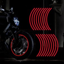 16''-17'' Reflective Wheel Rim Stripe Decal for Motorcycle, Car, Cycling, Bik...
