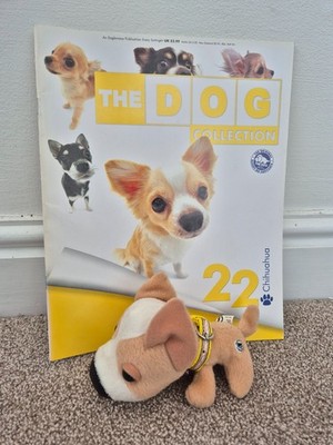 ECHTE THE DOG ARTLIST KOLLEKTION - CHIHUAHUA PLÜSCHWEICHES SPIELZEUG + MAG