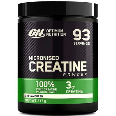 OPTIMUM CREATINE POWDER - 317 g - 100 % reines Kreatinpulver - Muskelpumpe Kraft