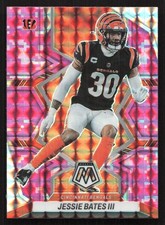 2022 Panini Mosaic Jessie Bates III Mosaic Camo Pink #204 Card