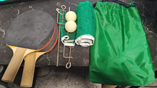Table Tennis Set Portable Ping Pong Paddles Balls Net Travel Game