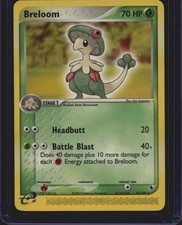 Pokémon TCG EX Ruby & Sapphire Breloom 16/109 LP