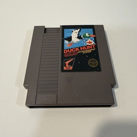 Super Mario Bros NES 5-Screw + Duck Hunt NES 5-Screw Cartridge Bundle Original