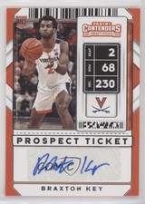 2020 Panini Contenders Draft Picks Sticker Prospect Ticket Braxton Key Auto ni4