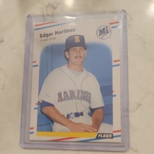 1988 Fleer - Edgar Martinez #378 (RC)