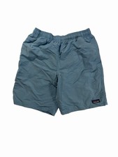 Patagonia Boys Quick-Dry Blue Swim Shorts L12 Drawstring