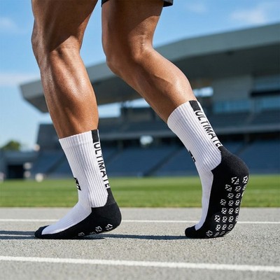5 Paar Grip Rutschfeste Fußball-Socken mit gummierten Noppen Grösse 38-44
