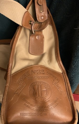 Vintage MARLEY HODGSON GHURKA Bag No. 32 (The Trekker)Canvas & Leather Carry-All - Picture 5 of 11