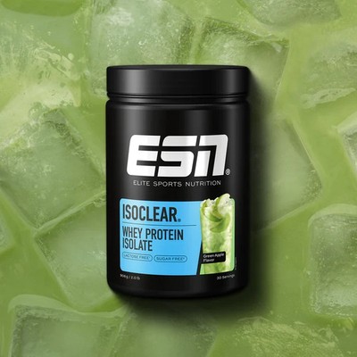 ESN ISOCLEAR Whey Protein Green Apple 908g MHD: 31.01.2027