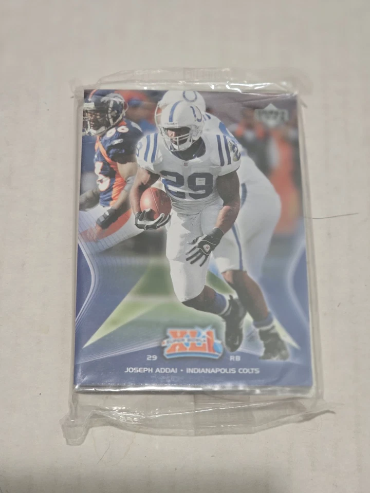 2007 Upper Deck Super Bowl XLI Indianapolis Colts Complete Set Open Box  - Image 2 of 4