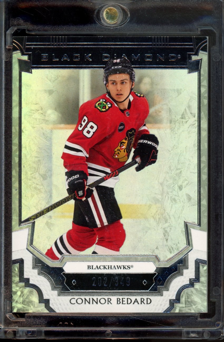 2023 UPPER DECK BLACK DIAMOND #BDB-CB CONNOR BEDARD RC ROOKIE /349