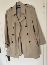 Marc O’ Polo Damen Trenchcoat klassisch, Gr. 38, Sand, Top, wenig getragen