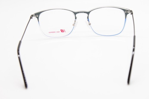 NEW NEW BALANCE NB4087-5 BLACK BLUE CLEAR AUTHENTIC EYEGLASSES 51-19 - Picture 4 of 4