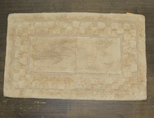 Knightsbridge 100 Soft Plus Cotton Non Slip Bath Rug Brown 21x34