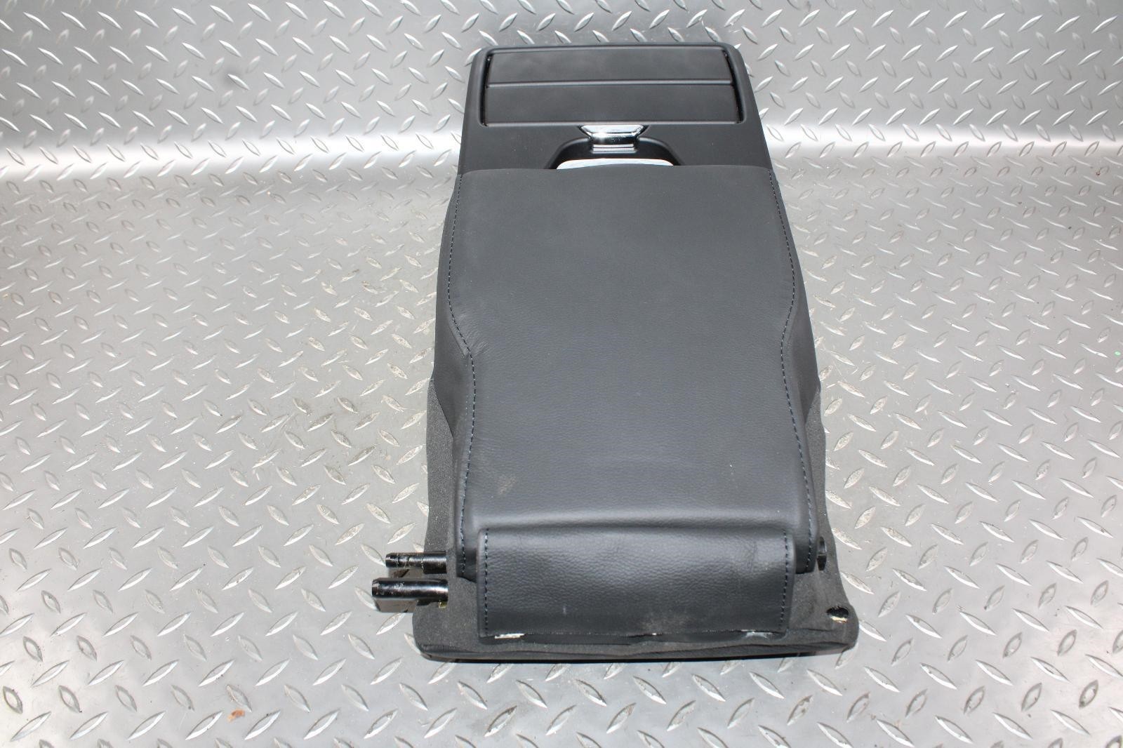 14-17 Ghibli Black Nero Leather Rear Second 2nd Row Armrest OEM Factory Cover OE