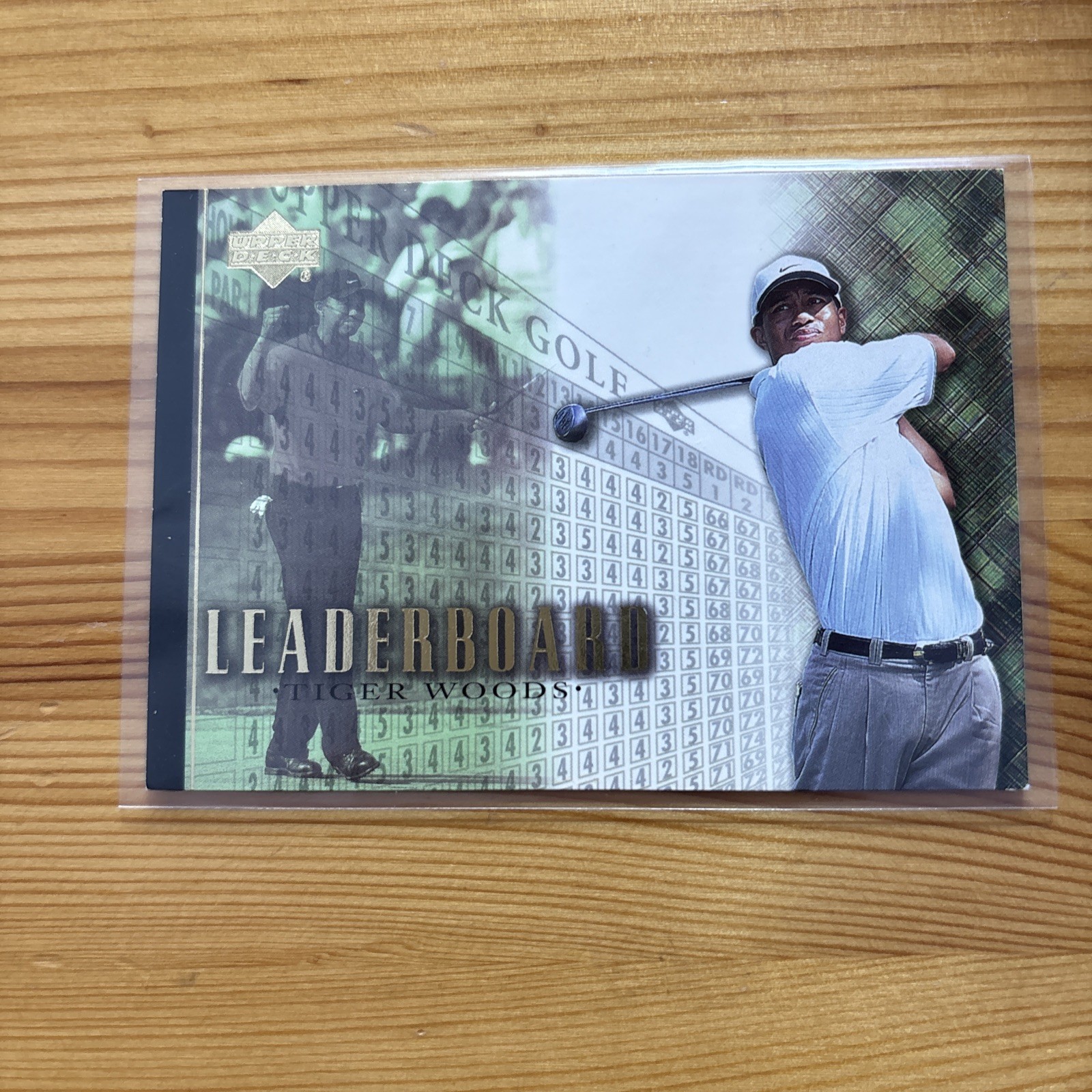 Tiger Woods 2001 Upper Deck PGA Golf - Leaderboard - #90