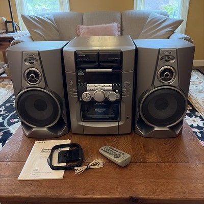 Sony MHC-M100 Stereo System with 50+1 CD Changer/ 2 Tape Decks