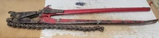 Wheeler-Rex 590-06 Manual Chain Soil Pipe Cutter 26" Chain Needs New Drive Screw