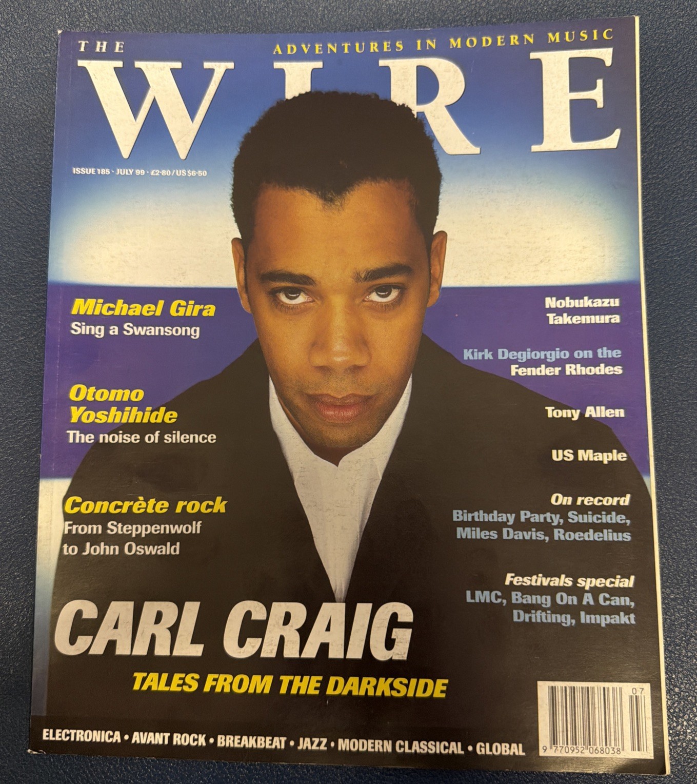 The Wire Magazine July 1999 #185 Carl Craig Feature