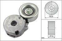 INA Riemenspanner, Keilrippenriemen U.A. FüR Nissan, Renault