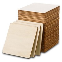80 StüCk Unbehandelte HolzstüCke, 10,2 X 10,2 Cm, Blanke Holzquadrate FüR B3535