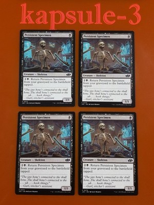 4x Persistent Specimen | Foundations Jumpstart | MTG Magic Cards