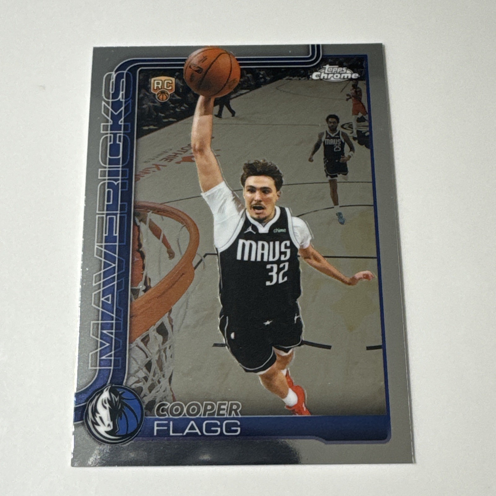 2025-26 Topps Chrome Update #151 Cooper Flagg Dallas Mavericks (RC)