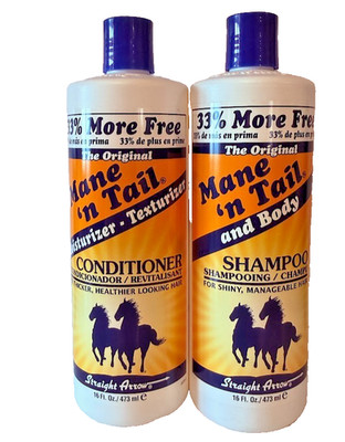 Mane N Tail The Original Straight Arrow  Shampoo & Conditioner  16 oz/473ml Each