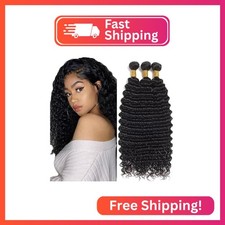 Deep Wave Bundles Deep Wave Bundles Human Hair 14 14 14 Inch Inch Double Weft 3