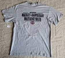 Harley Davidson Shirt Men&rsquo;s Medium? No Tag Gray Short Sleeve Gateway St. Louis