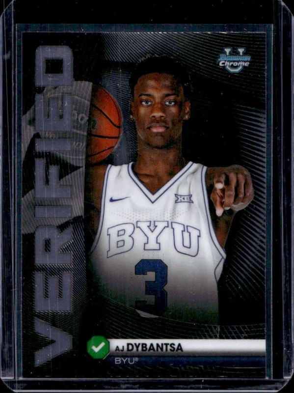 2025-26 Bowman AJ Dybantsa Chrome Verified #BV-1 Cougars