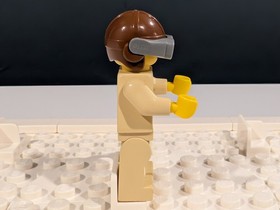 LEGO Star Wars Anakin Skywalker Minifigure with Brown Aviator Cap SW0007 7141