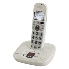 Clearsounds D714 Telephone, Cordless, White