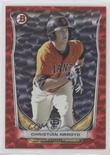 2014 Bowman Draft Top Prospects Red Ice 24/150 Christian Arroyo #TP-81 0re5