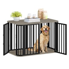39.4'' Dog Crate Furniture, L Indoor Dog Kennel Dogs Cage, Modern Decorative ...