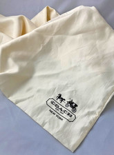 Coach Drawstring Dust Bag Storage Cover Bag Large 23.5"x 19" Ivory White