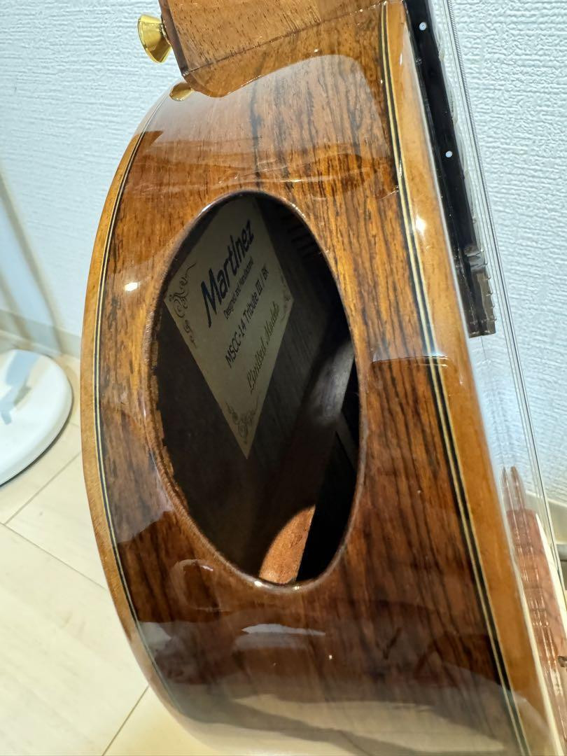 Acoustic Guitar Martinez MSCC-14 Tribute III Black 2020 with Hard 