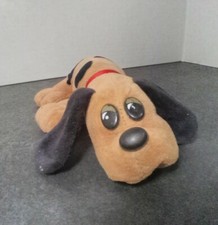 Vtg 1980's Collectible Plush Dog POUND PUPPIES Original Mini Puppy Brown