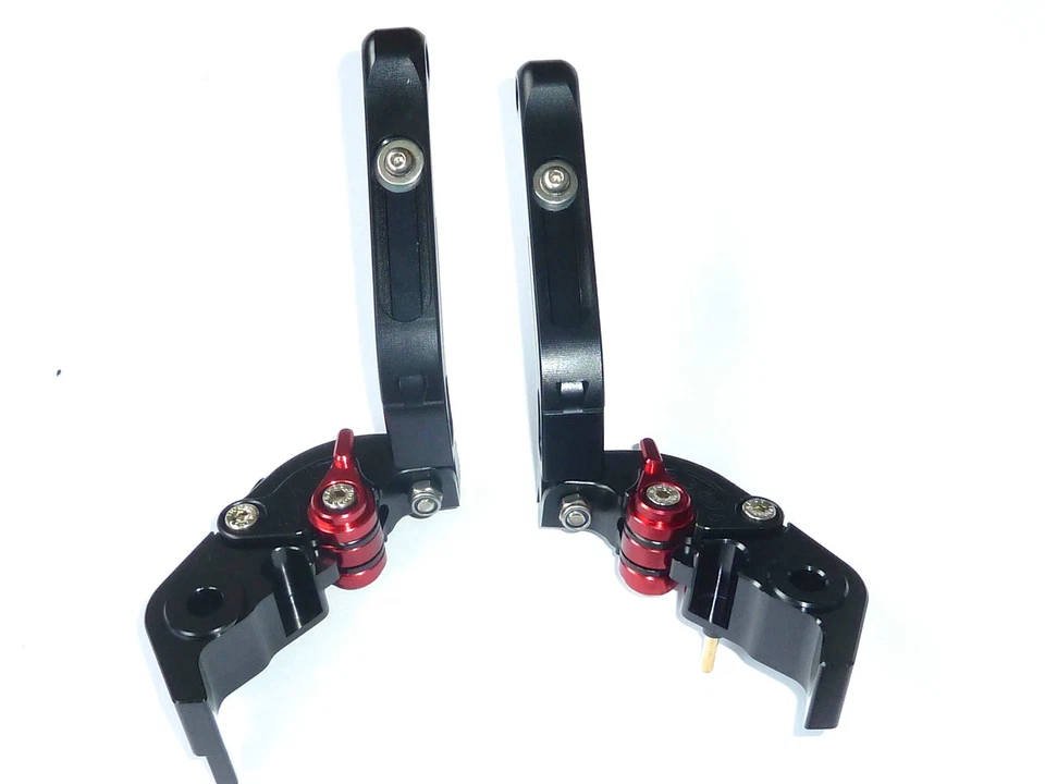 JUEGO DE PALANCAS DE FRENO Y EMBRAGUE PLEGABLES MV AGUSTA F4 RR-F4 RC 2011-2018 CARRETERA DE CARRERAS Foto 4 de 4