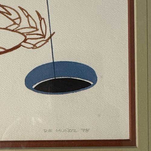 Rie Munoz signed lithograph print "Fishing for King Crab, Ukivok", #15/500 Jen - Picture 7 of 15