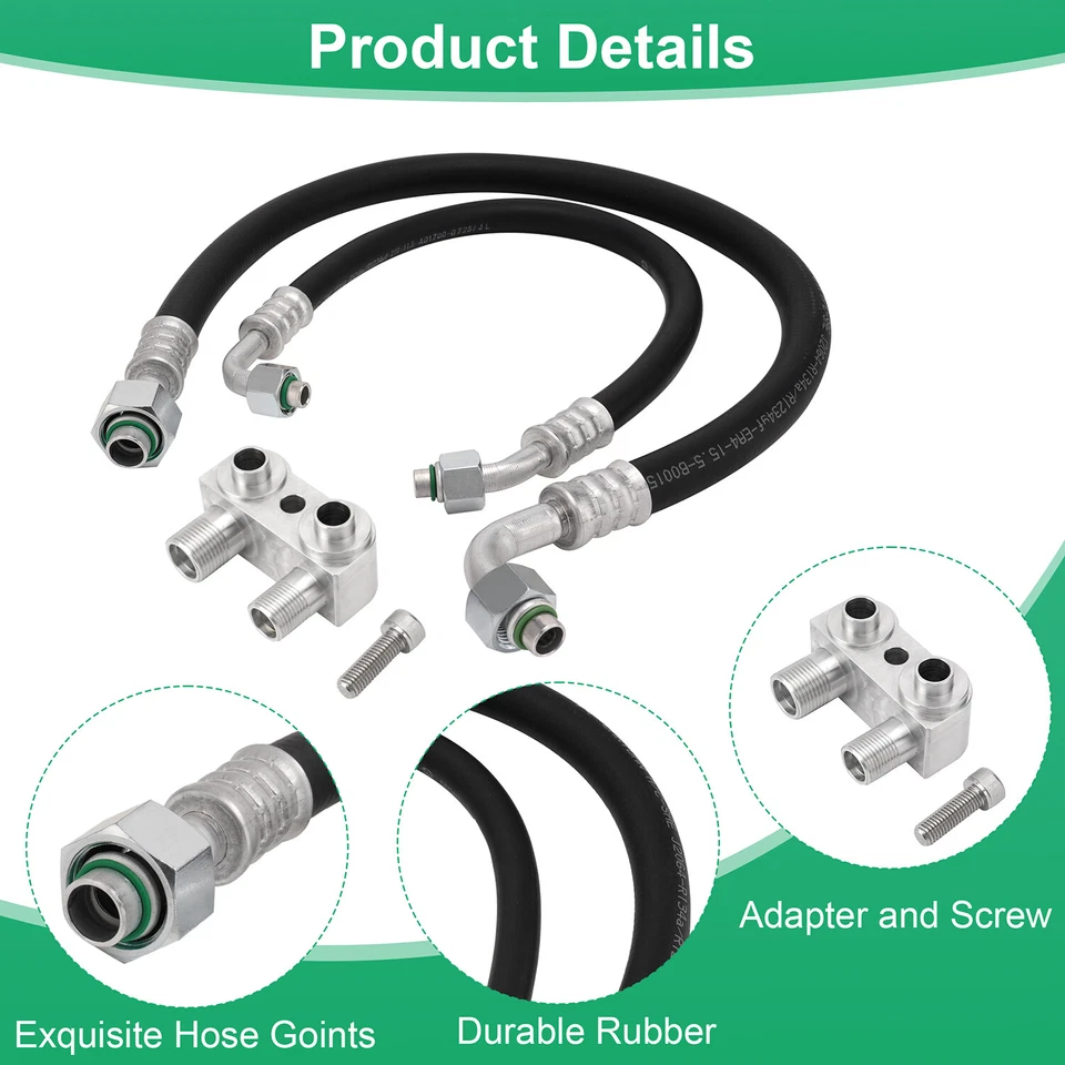 Kit de línea de aire acondicionado intercambiable motor conversión Camaro/Firebird LSX LS1 1982-1992 Foto 2 de 4