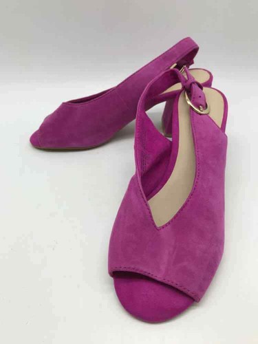Pre-Owned Seychelles Purple Size 6.5 Sling Back Heels