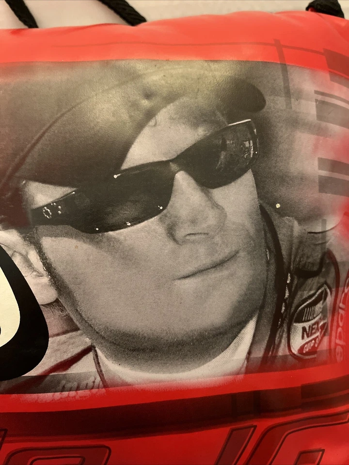 Almohada de cojín de asiento de estadio roja vintage NASCAR Racing Dale Earnhardt Jr. #8 Foto 3 de 4