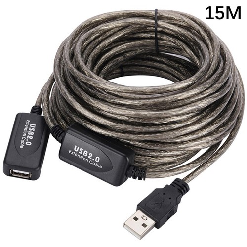 USB 2.0 Extension Cable 5M/10M/15M USB 2.0 Extender USB Repeater Extension Cord - Bild 11 von 14